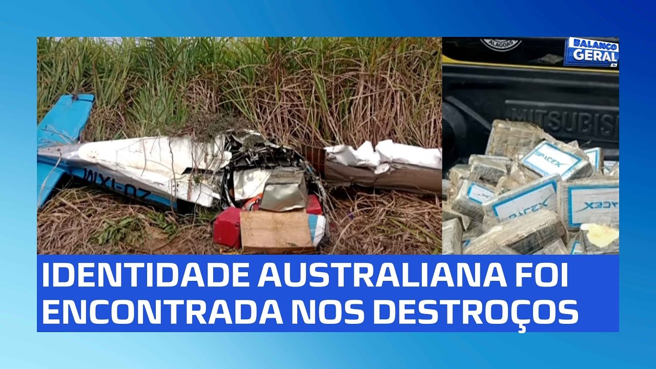 Avião com 180 kg de cocaína cai em Coruripe; piloto é encontrado morto