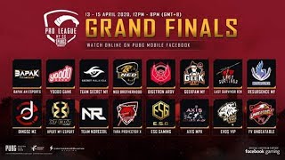 🔴 [ EN ] LIVE PMPL GRAND FINAL SEASON 1 MY/SG