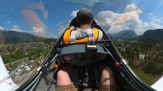 Glider launch Austria (360 uncut)