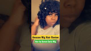 Kavsni Curly Wigs #hairreview #amazonwig #curlyhair #protectivestyles #viral #fypシ #helpmegoviral ❤️