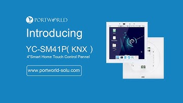 Introducing Portworld YC-SM41P 4" Smart Home Automation Touch Control Panel - Portworld