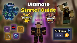 Dungeon Quest Starter Guide 2024