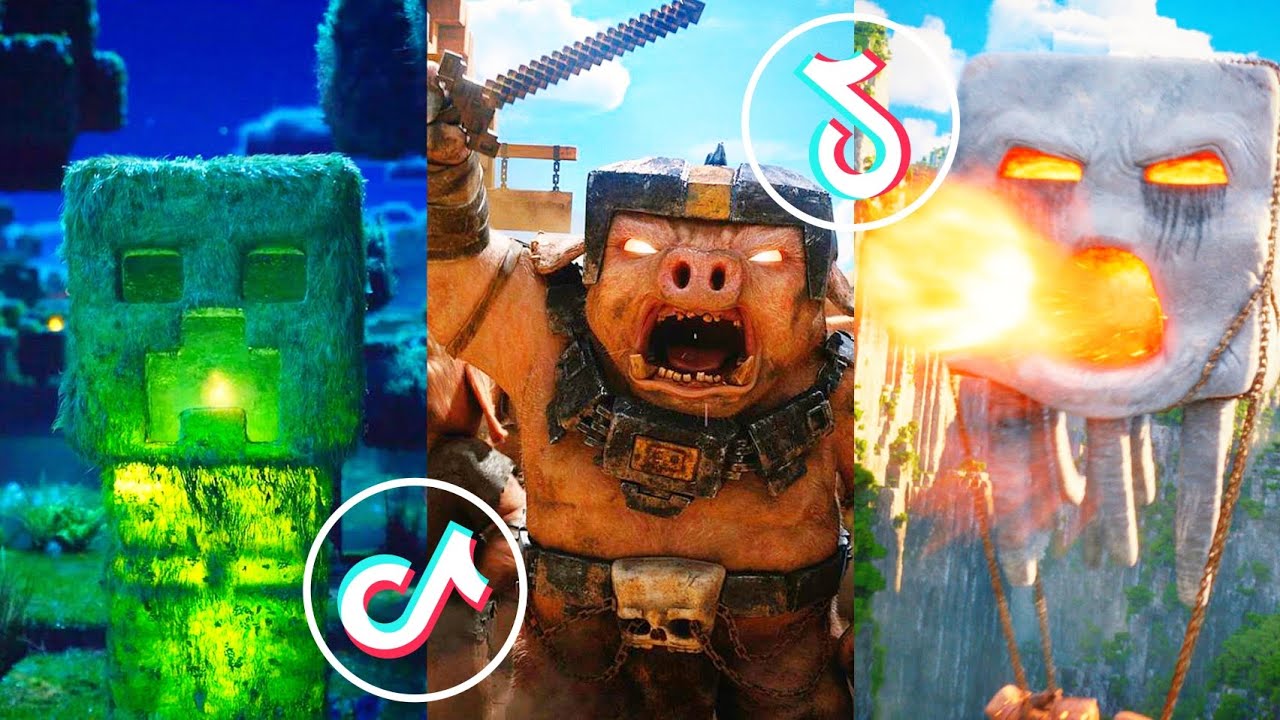 BEST "A MINECRAFT MOVIE" TIKTOK EDITS COMPILATION 😍 | Minecraft Edits ...