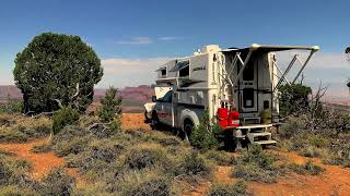 Northern lite Truck Camper Adventures Boondocking on Top of Polar Mesa