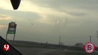 KWTV News 9 StormTrackers Val and Amy Castor track severe storms in Oklahoma.