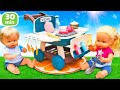 Kochen mit irene und nenuco puppen kompilation spielzeugs