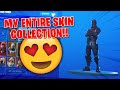 My Entire Skin Collection/Locker Showcase!! - Fortnite: Battle Royale Gameplay