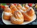 Cream Puffs Recipe /Պատրաստում ենք «Էկլեր»  թեթև, փքուն, համեղ բաղադրատոմսով💯👌