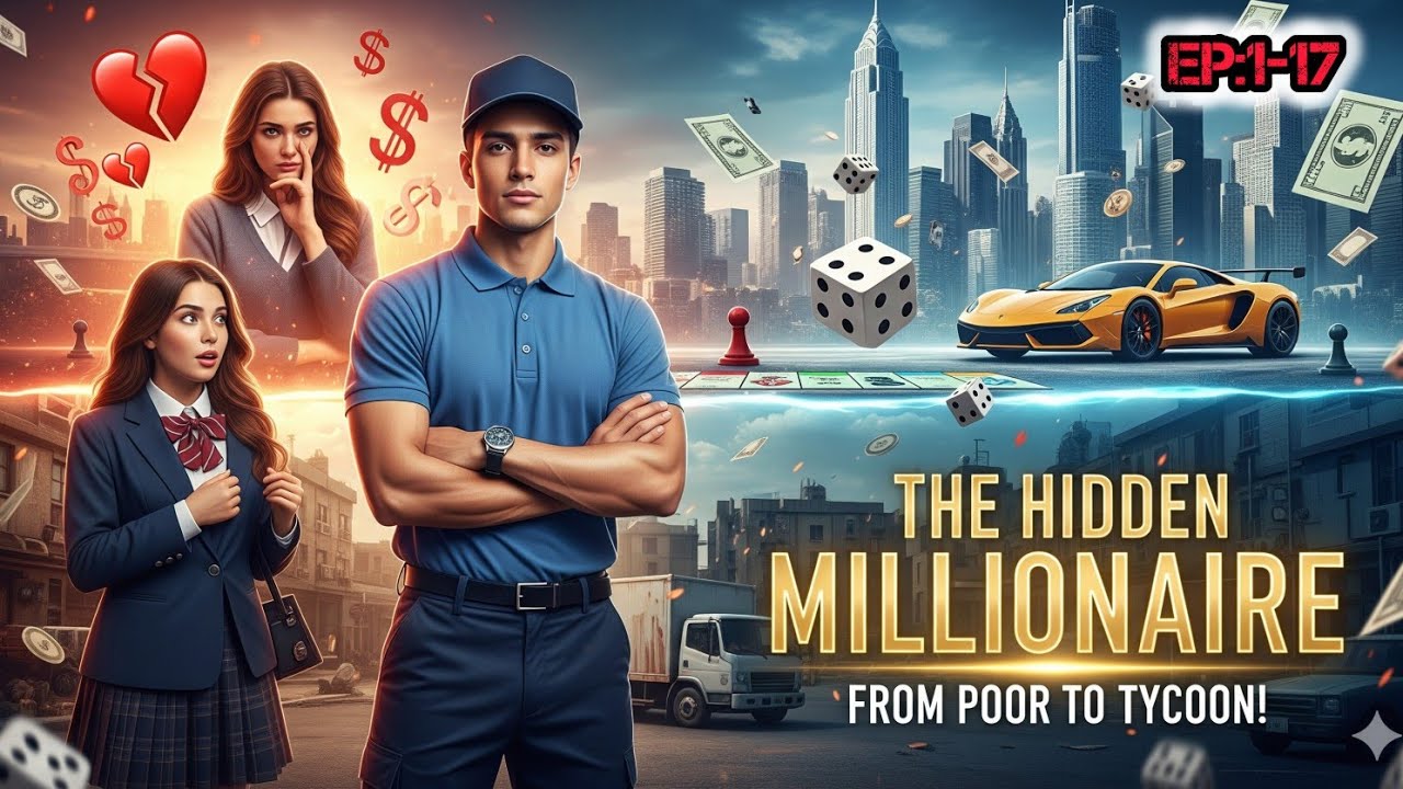 EP:1-17 THE HIDDEN MILLIONAIRE - FROM POOR TO TYCOON || @THEKAAHANIEXPLORERNOVEL 