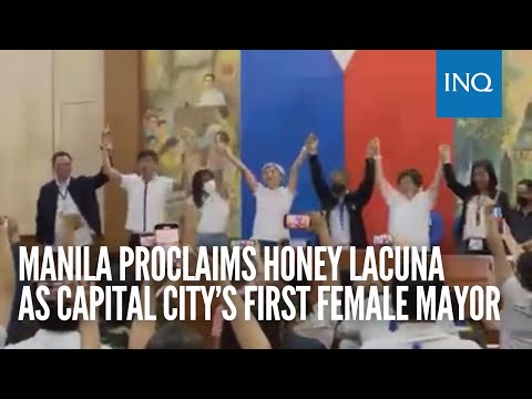 Manila proclaims Honey Lacuna as capital city’s first female mayor