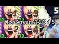 Ice Scream 1 2 3 4 5 All jumpscares 🔥