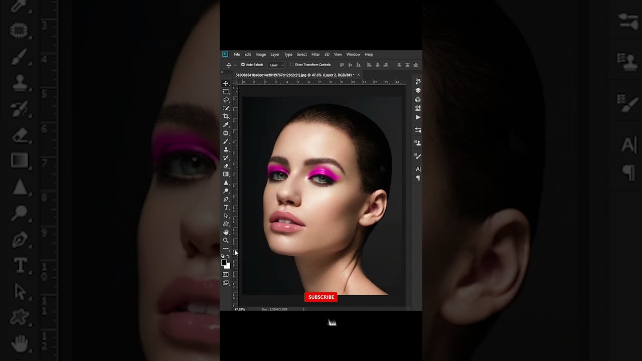 Remove makeup in Photoshop