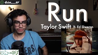 Taylor Swift | ft. Ed Sheeran | Run | REACTION