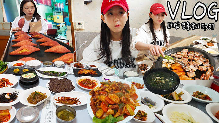 Ep.3 Recommended Place in Haenam✨Just Mukbang Vlog! 🙄 Tteokgalbi, Pork Belly, Sweet Potato Bread
