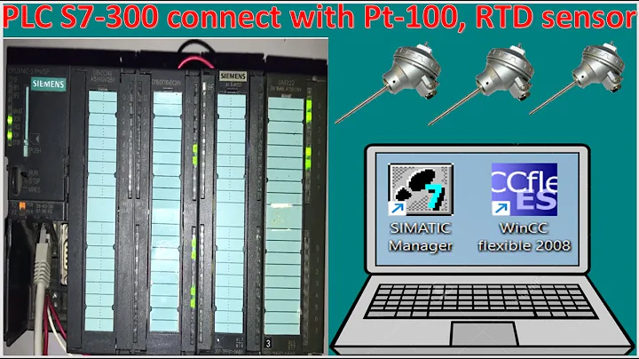 PLC S7-300 connect with Pt-100 temperature sensors Ladder Language
