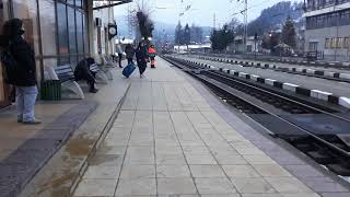 БВ 4640 пристига на красивата гара Трявна
