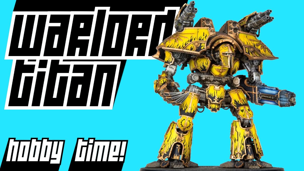 Adeptus Titanicus WARLORD TITAN unboxing and sprues close up - Games Workshop - Horus Heresy