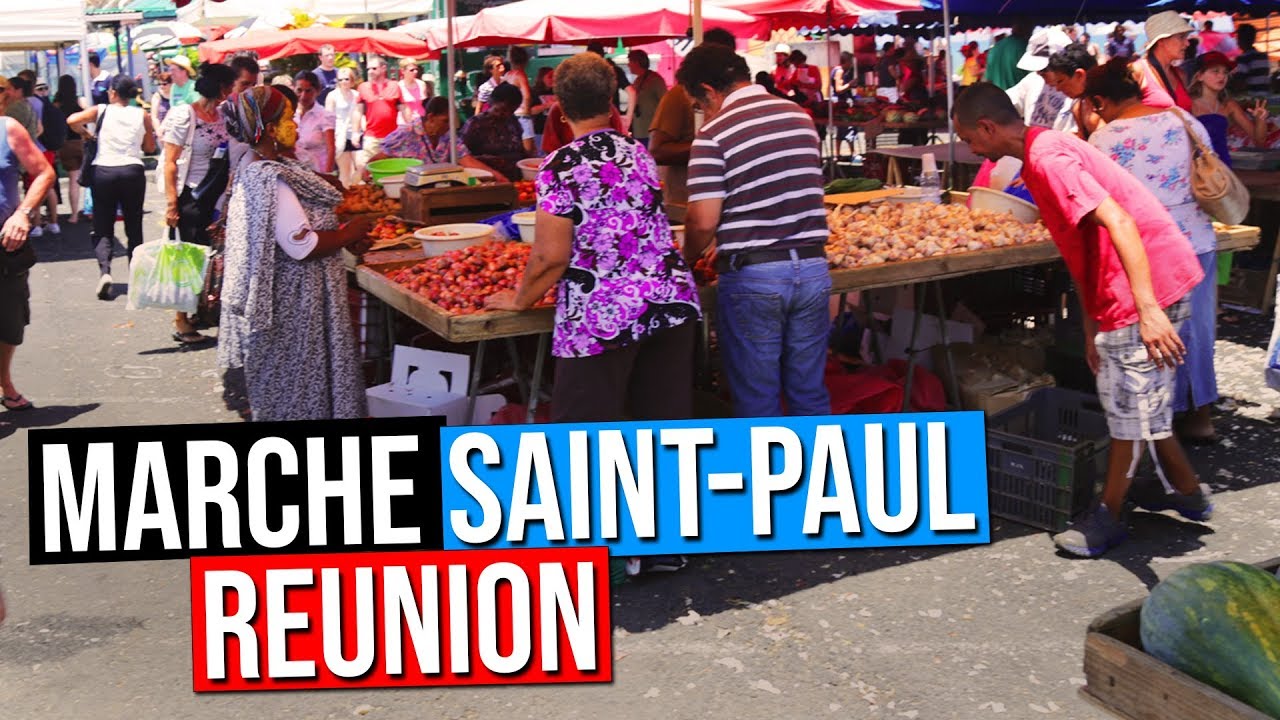 Marché de Saint- Paul - La Route du Littoral (ILE DE LA REUNION 974)