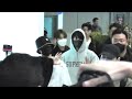 NCT Dream 엔시티 드림 members arrival @ Paris airport 13 october 2023 before M Countdown show in France