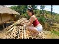 A Moment of Relaxation for a Single Mother...The Girl Completed her Wooden Stilt House in 350 Days