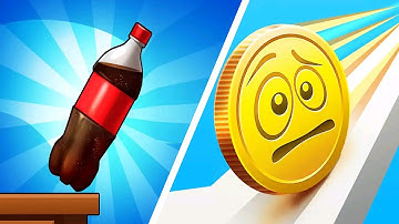 Bottle Jump 3D Vs Coin Rush! - MAX LEVELS!! All Levels Gameplay Android, iOS NEW UPDATE