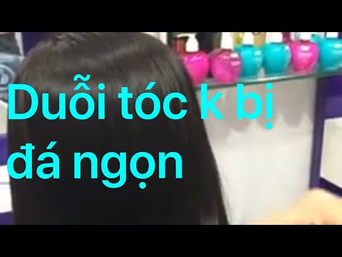 Cách duỗi tóc không bị đá ngọn và xù chân tóc