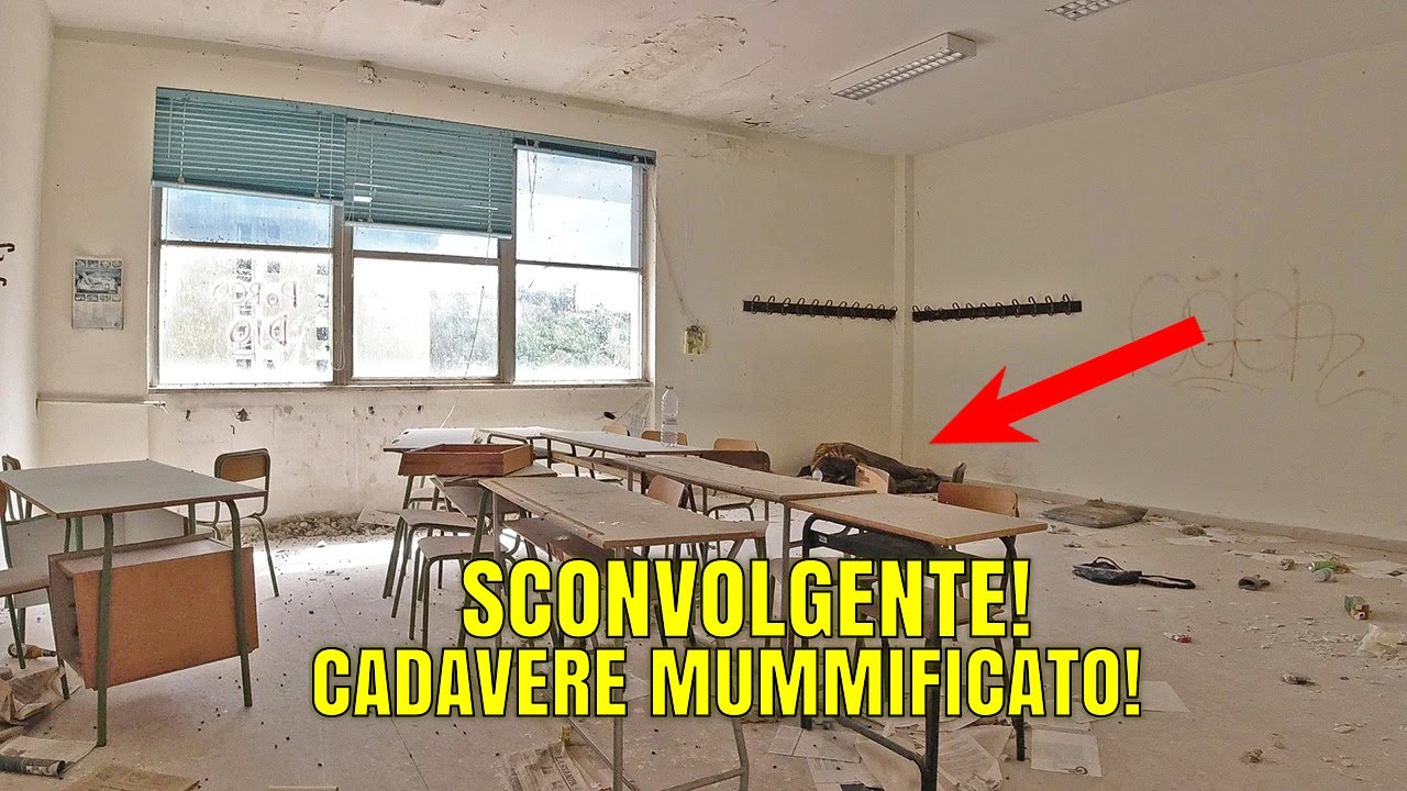 TROVIAMO UN CADAVERE DECOMPOSTO DA MESI NELLA SCUOLA ABBANDONATA!