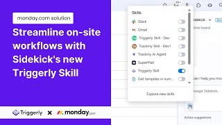 Streamline On-Site Workflows With Sidekicks Triggerly Skill