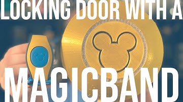 Using a 3D Printed Disney World MagicBand Reader to Lock My Front Door