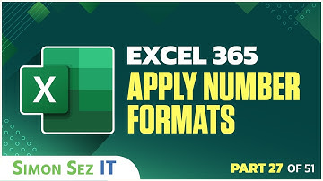 Excel 365 for Beginners: Streamline Your Data with Correct Number Format (27 of 51)