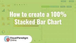 how to create a 100% stacked bar chart