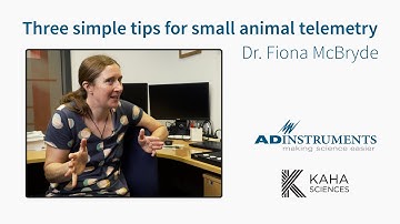 Three simple tips for small animal telemetry | Dr. Fiona McBryde