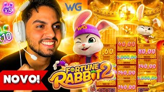 TESTEI O NOVO FORTUNE RABBIT 2 E PEGUEI MUITOS BÔNUS!!!