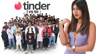 Indian Tinder In Real Life 🔥 Anushka Vs 50 Boys | Allen Choudhary