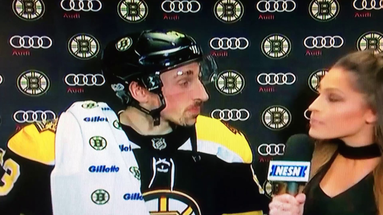 Brad Marchand Bruins Post Game Interview 12/7/17