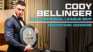 Cody Bellinger Receives 2019 NL MVP Award - Backstage Dodgers Season 7 (2020)