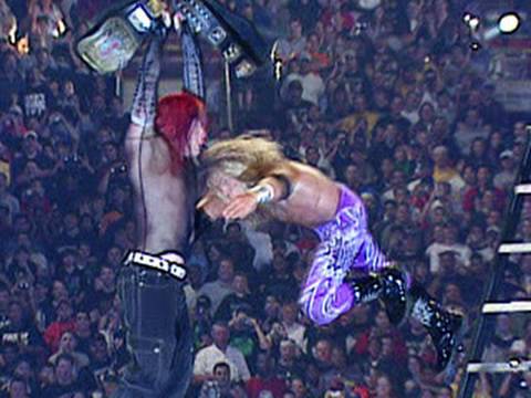 Edge Spears Jeff Hardy - WrestleMania X-Seven