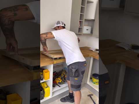 Cooker Hob Installation On OakTop Howto Shorts