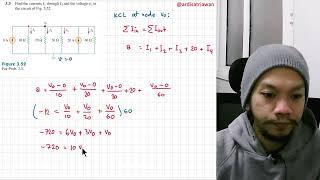Problem 3.3 - Fundamental of Electric Circuits (Sadiku) 5th Ed - Nodal Analysis