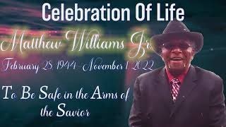 Matthew Williams Jr - Celebration of Life Slideshow