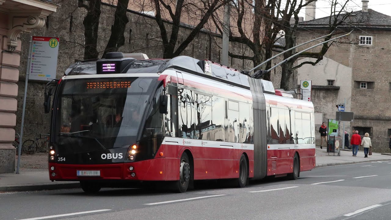 Mitfahrt in der Linie 9 (2017) | Obus Salzburg