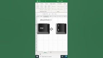 Format text as superscript. #excel #exceltips #exceltutorial #shorts