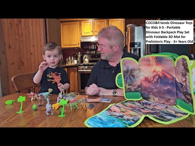 COCO&Friends Dinosaur Toys for Kids 3-5+ Portable Dinosaur