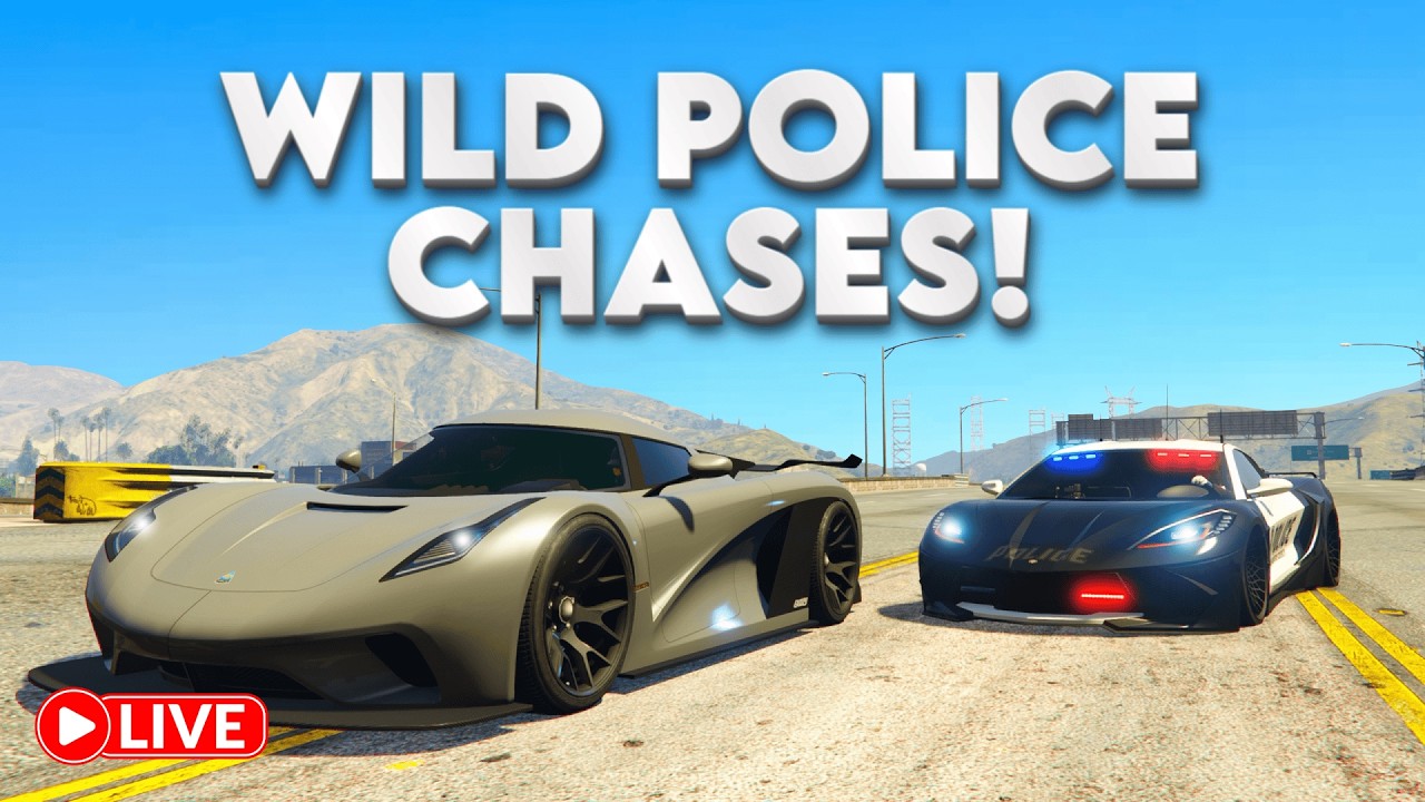 30 COPS vs WILD Getaway Drivers, FUNNY MOMENTS + MORE in GTA 5 | FULL STREAM - 2/9/26