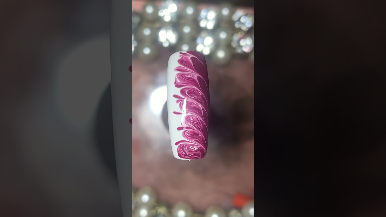 Easy needle nail art 🫰🏻❤️