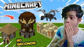 MINECRAFT BUT RANDOM STRUCTURE SPAWN EVERY MINUTE | MINECRAFT MODS |