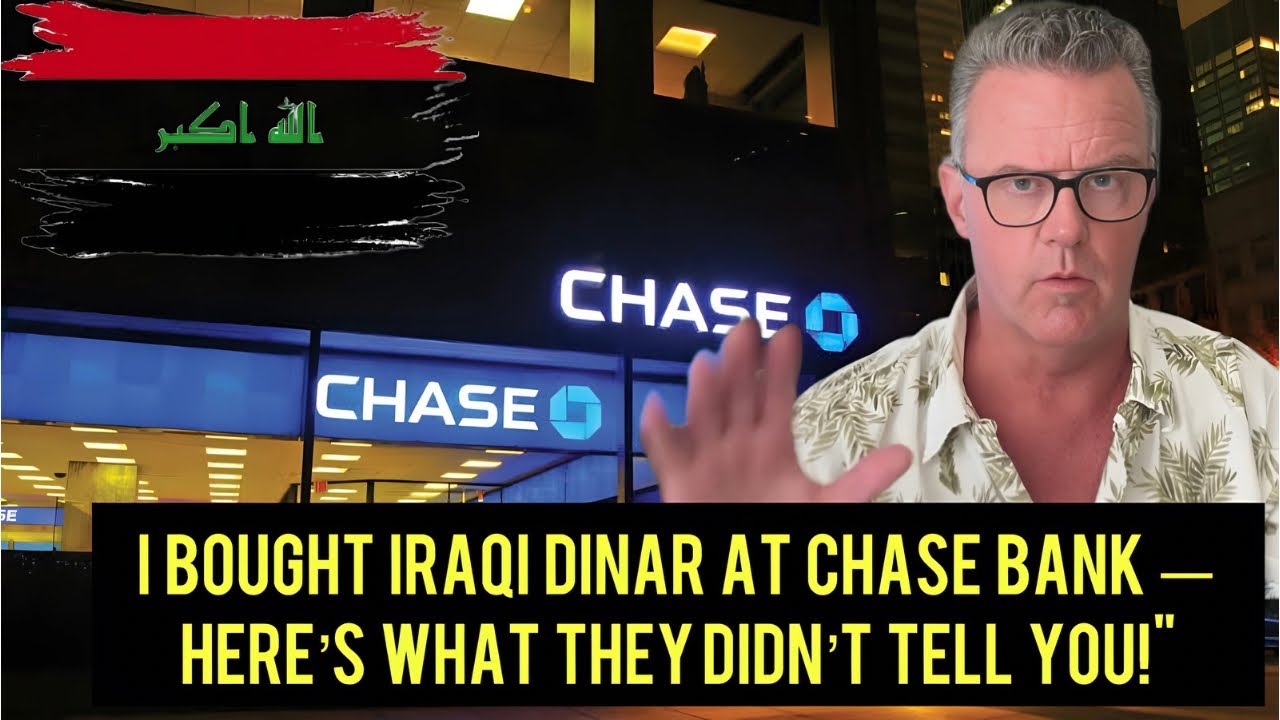 Iraqi Dinar : Chase Bank Sourced My Dinar from THIS Surprising Location