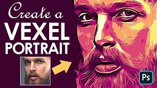 Photoshop: How to Create Stunning, VEXEL Art Portraits. screenshot 5