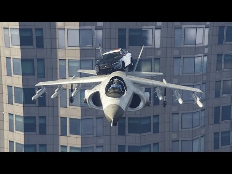 GTA 5 - Futo A Felhőkarcoló Tetején ? Random Hülyülés :D
