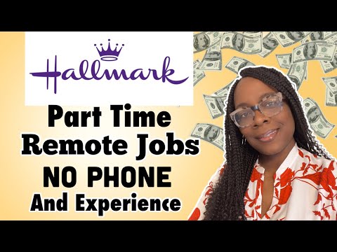 HALLMARK NOW HIRING | PART TIME REMOTE JOBS | NO PHONE PAID TRAINING
